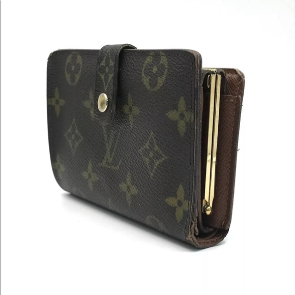 Louis Vuitton Wallet Bi-Fold Pretefeuille Vienoir M61674 Monogram Authen - Picture 3 of 9